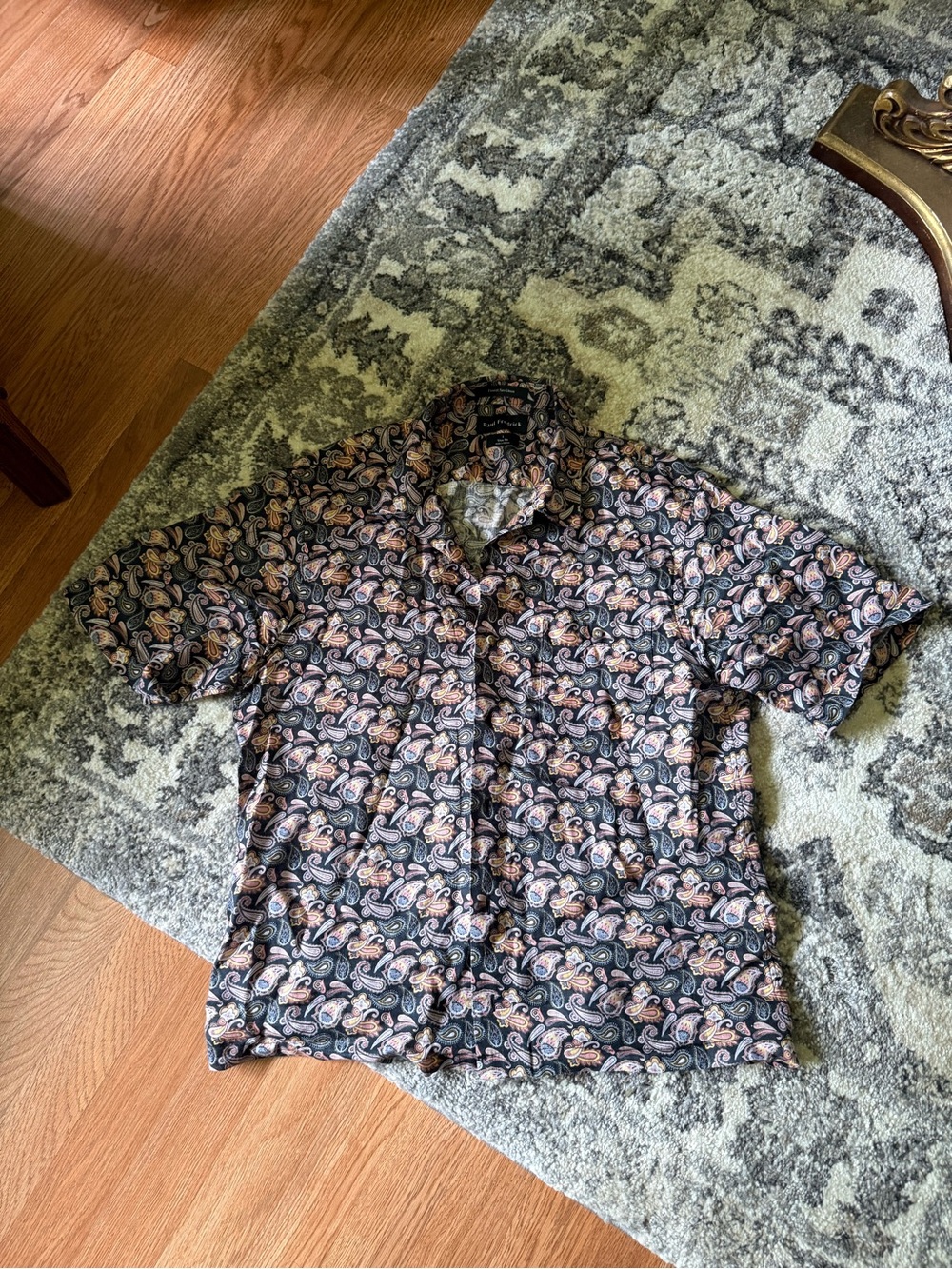 Never Worn Paul Fredrick Short Sleeve Button Up 💙